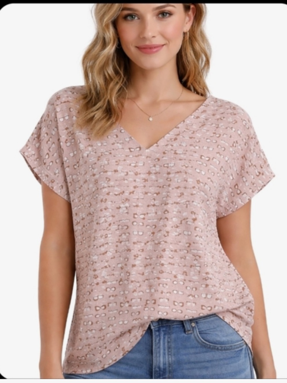Anthropologie Boden size 8 100% linen eyeglass blouse